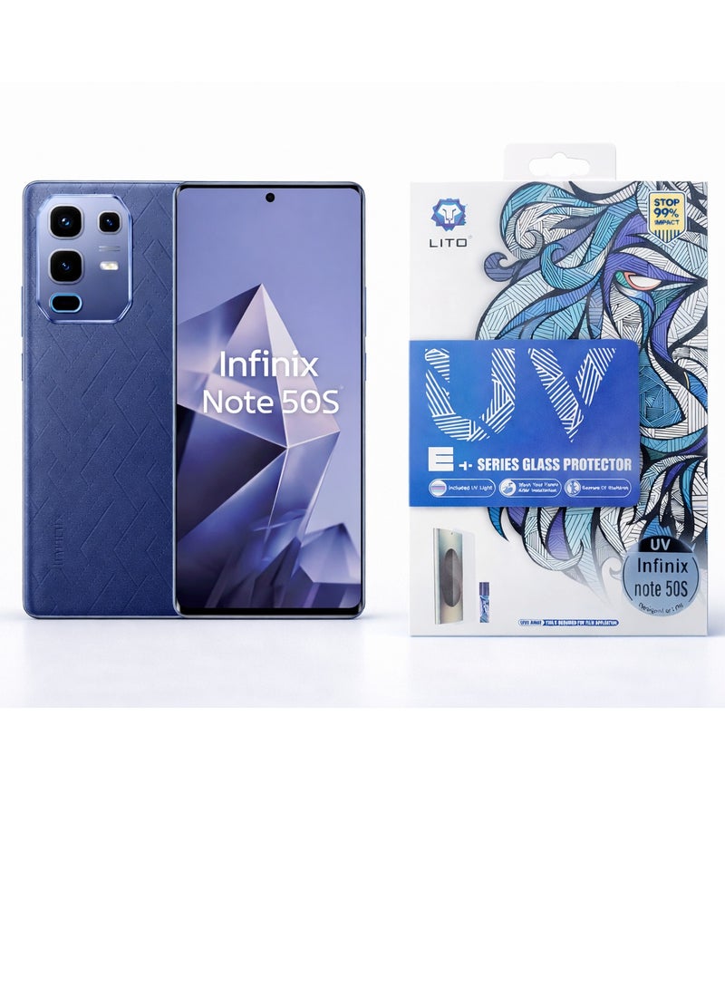 ليتو اسكرينة شاشة UV من Lito الأوريجينال لهاتف Infinix Note 50S حماية وآمان ضد الصدمات والخدوش اليومية مع وضوح عالي وملمس تاتش سلس - Image 1